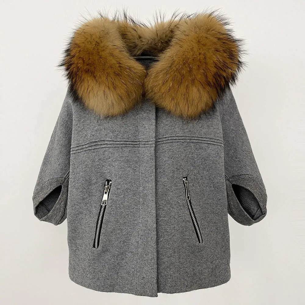 Knitwear Woman Clothes for Women Autumn European Fashion Knitted Sweater Real Fur Coat Natural Fox Fur Jacket Spring Cardigan