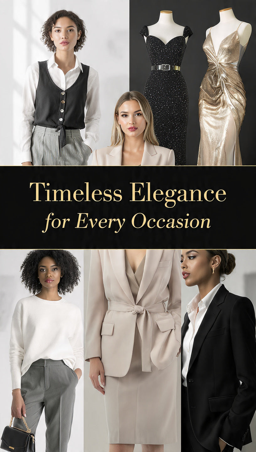 Check out our sophisticated clothing and fashion