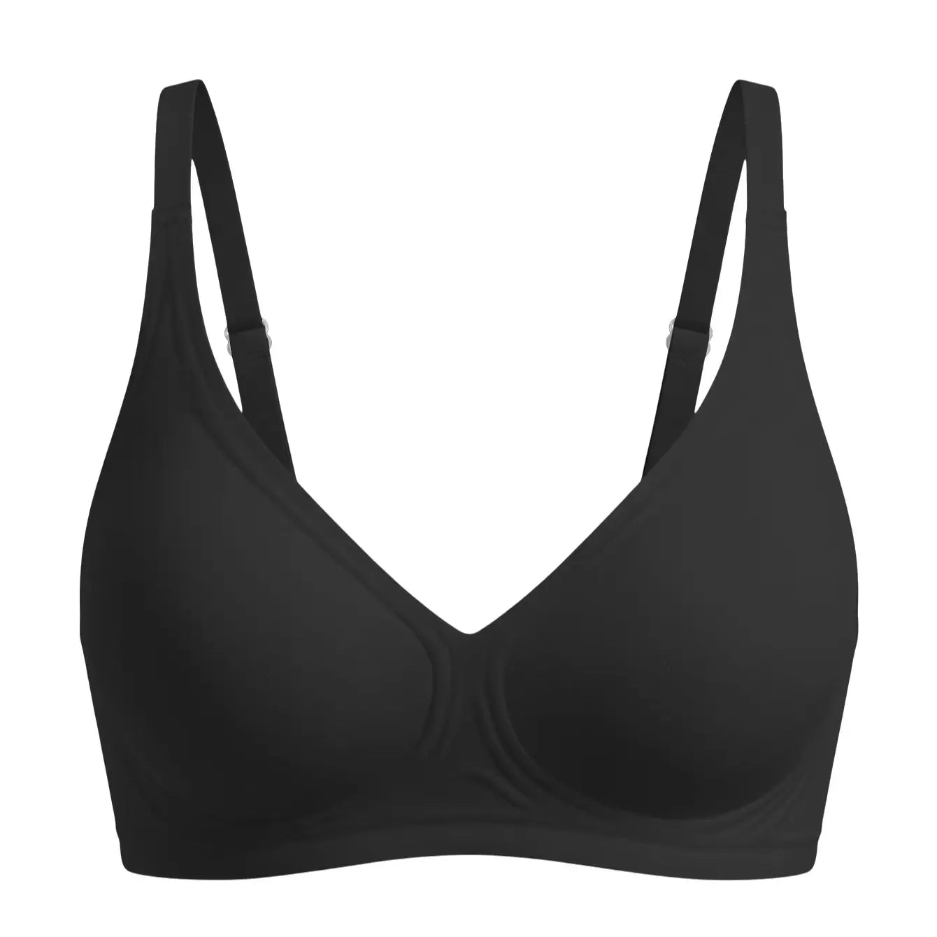 Seamless Jelly Bra for Women Soft Support Wireless No Trace Push Up Comfortable Yoga Daily Wear Brassiere Adjustable Straps